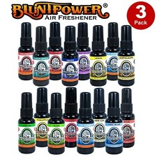 Blunt Power Spray Air Freshener 1.5 Oz, Home Car & Oil Warmer Spray, 3 Pack