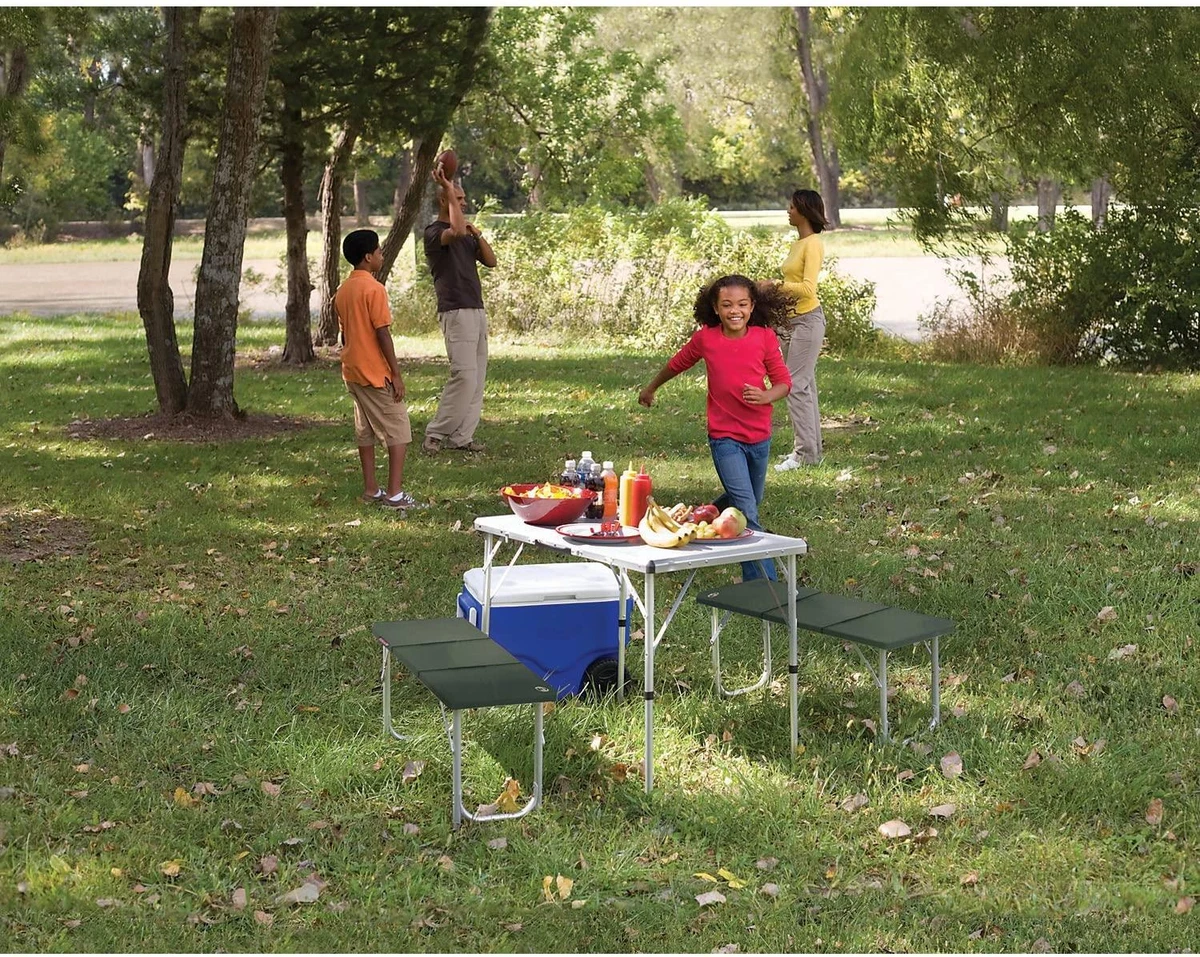 Coleman outdoor folding sale table