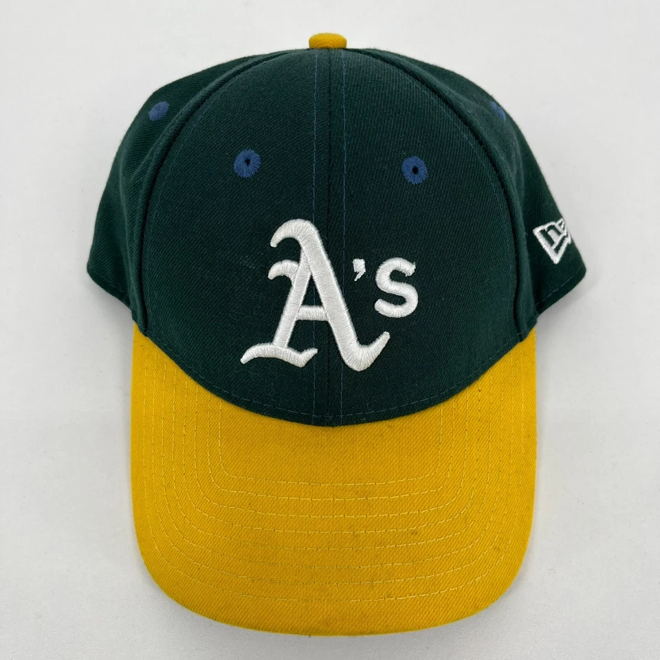 New Era Strapback Hat Adult One Size Green Oakland Athletics A's Baseball MLB - Image 2 of 4