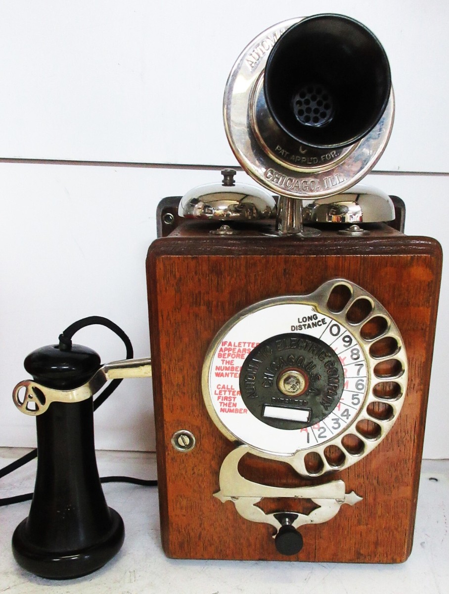 Strowger Step-by-Step telephone exchange by Automatic Electric (AE SxS switches, early 1900s)