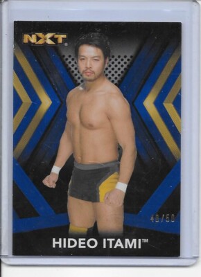 2017 Topps WWE NXT HIDEO ITAMI Roster Blue 40/50 #14