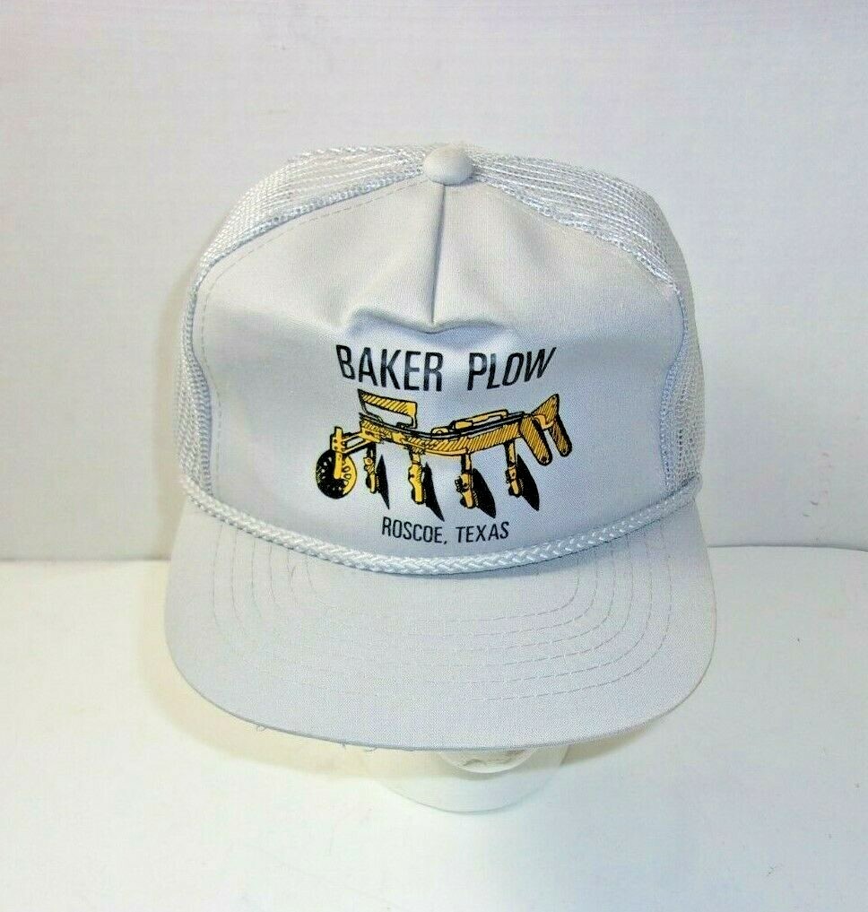 Baker Plow Roscoe Texas Implement Rare Farm Trucker V… Gem
