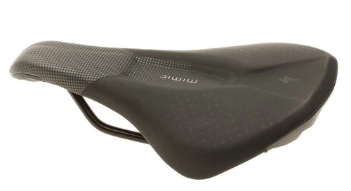 Specialized Power Comp w/ Mimic 143mm Saddle Black Hollow CrMo Rails Light Use image 3