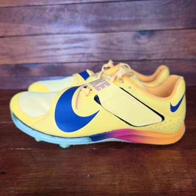 Nike Air Zoom Elite Track Spikes Men 10 Yellow Citron FZ9326-800 New