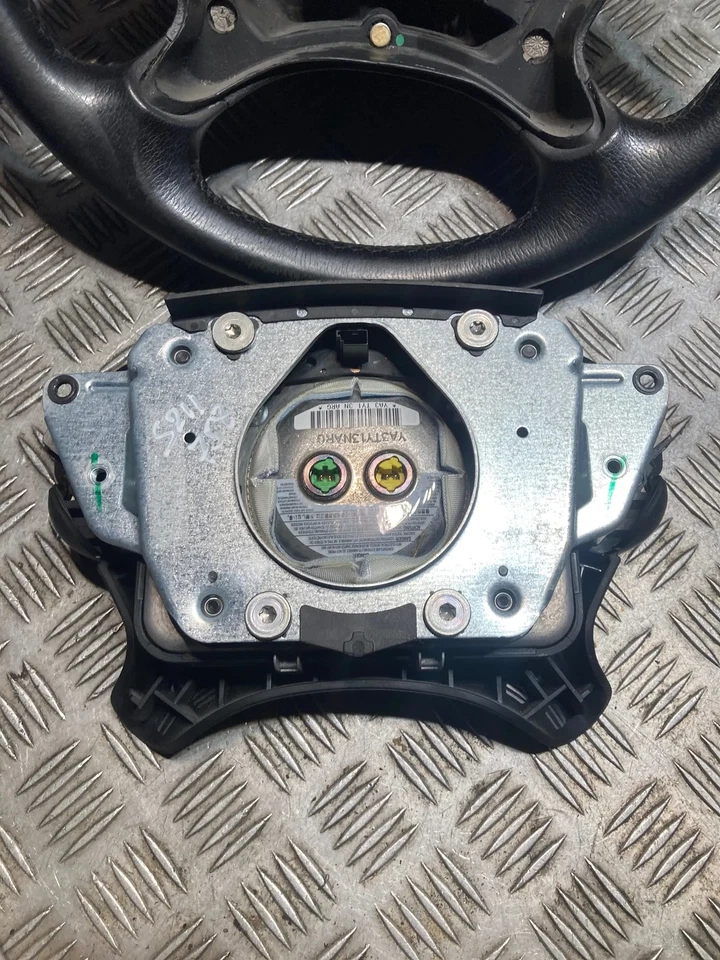 MERCEDES-BENZ E CLS Class W211 W219 Complete Black Steering Wheel 2194602803 - Image 3 of 4