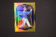 Isiah Kiner-Falefa 2021 Panini Select #180 Premier Level Gold Prizm /10 Parallel