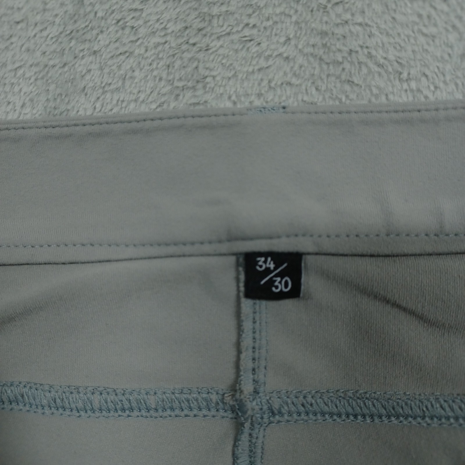 Public Rec Pants Mens 34x30 Gray Nylon Blend Chino Pockets Preppy