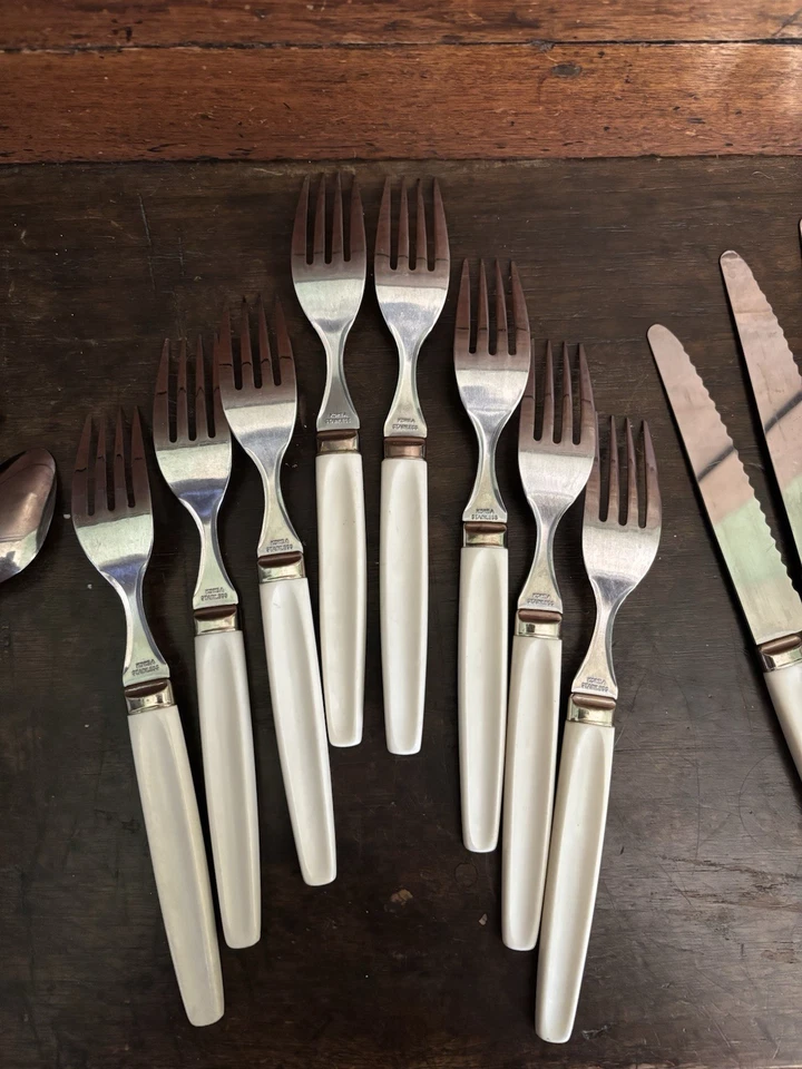 Juego de cubiertos vintage Spice of Life 8 lugares Sheffield Merry Mushrooms Foto 4 de 4