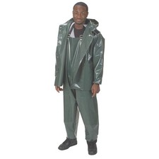 CONDOR 4PCL9 Rain Jacket,Unrated,Green,3XL 4PCL9