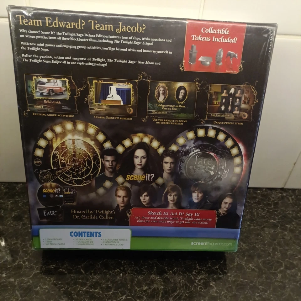 The Twilight Saga Scene It DVD Board Game 2010 Edition Never Used - Image 2 of 2