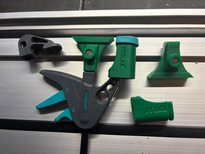 Wolfcraft Klemmadapterfüße mit Riser Block - (PK2) passend für Parkside Führungsschiene