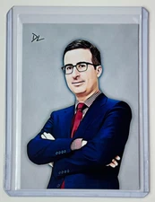 John Oliver Limited Edition Artist Signed “Last Week Tonight” Trading Card 4/10