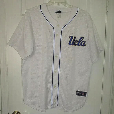 Champs NCAA UCLA Bruins White Perforated Baseball Jersey - Size XL