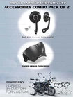 Urban Flyscreen & Bar End Mirror Combo Pack 2 For Royal Enfield Shotgun 650