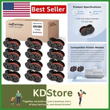 Porelon 11216 Universal Twin Spool Calculator Ribbon - 12 Pack for Sharp, Can...