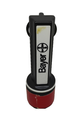 Pharmaceutical Drug Rep Bayer Mini Keychain Flash Light Tested Works