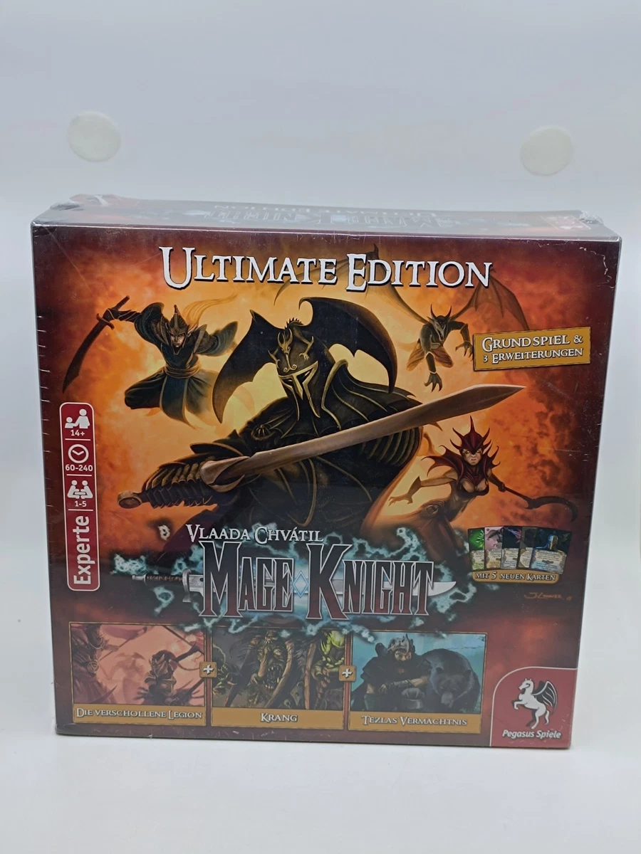 Pegasus Spiele 51844G – Mage Knight Ultimate Edition: Gioco Da Tavolo Per 1-5 Giocatori, Dai 14 Anni, 60-240 Min. Contiene Base + 3 Espansioni