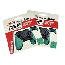 2 Pack Lizard Skins DSP Controller Grip Switch Pro Teal 0.5mm NEW
