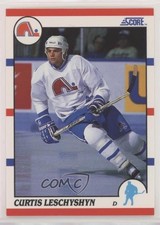 1990-91 Score Curtis Leschyshyn #92 09nc