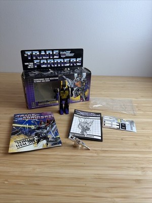 Vintage Hasbro G1 Transformers Kickback 1985 Action Figure with Box Original