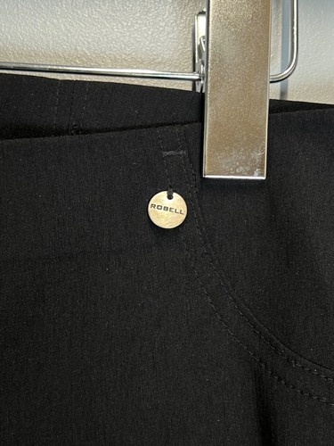 Robell Bella Hose schwarz UK 24 Slim Pull On Stretchhose Gesäßtaschen Basic - Bild 3 von 6