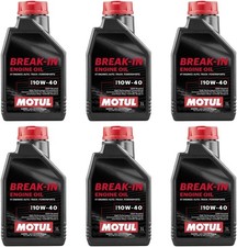 Motul Break-in 10w-40 Engine Oil 1-quart Pack Of 6 Mineral 4t Oil