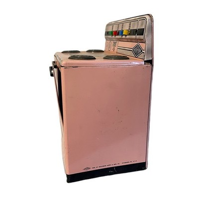 Vintage 1950s Wolverine Pink Tin Litho Toy Kitchen Stove/Oven