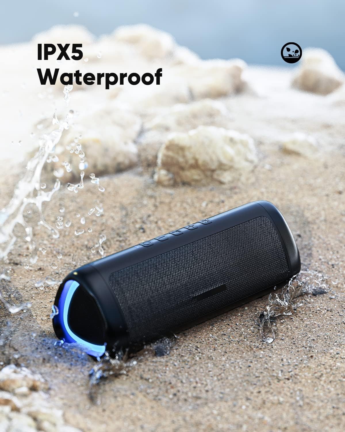 Portable Bluetooth Speaker with HD Sound IPX5 Waterproof 20H Playtime Wireless-image