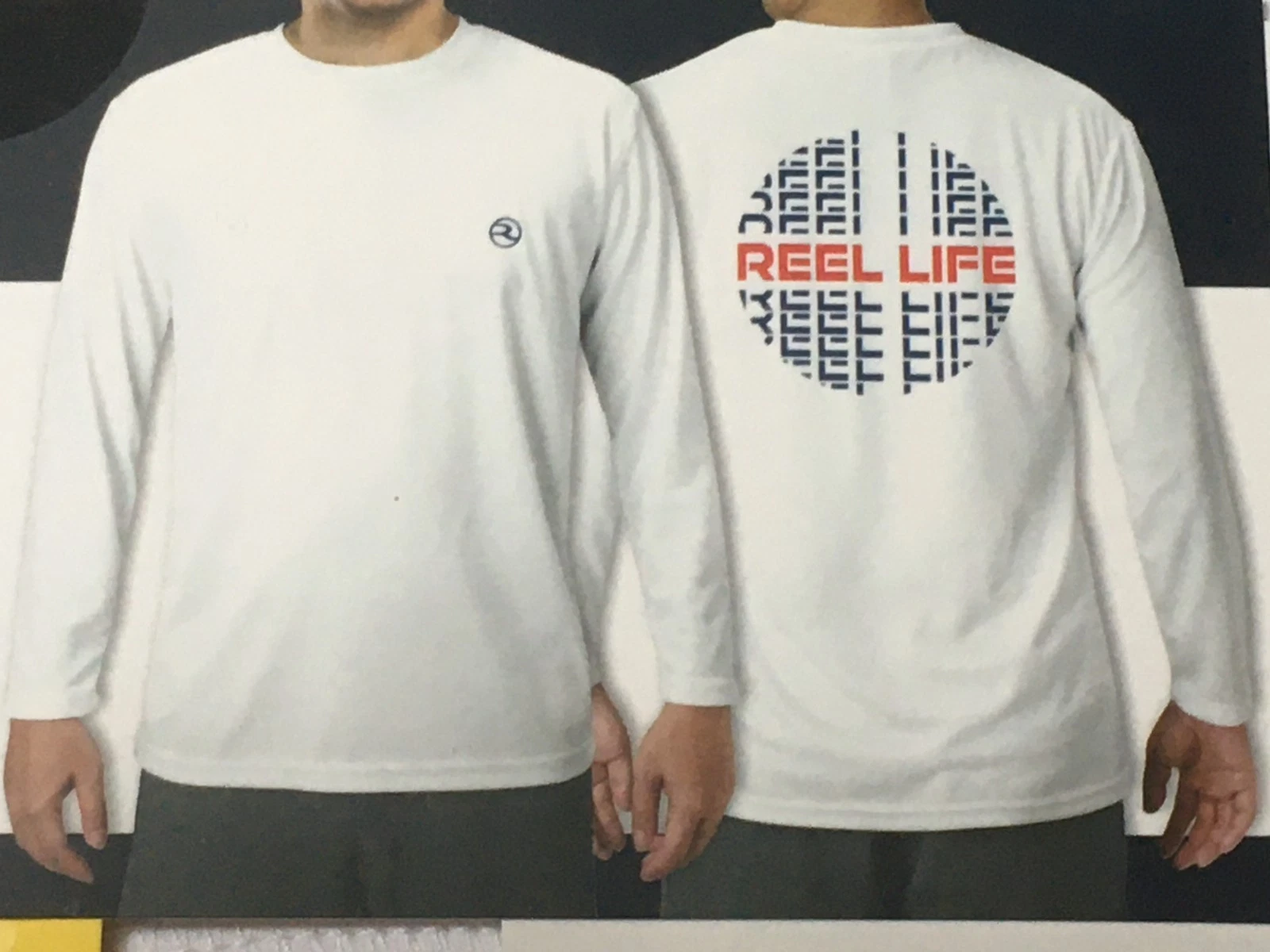 Reel Life Mens Medium Jax Beach Long Sleeve UV T-Shirt - White