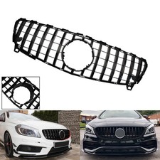Frontgrill K&uuml;hlergitter K&uuml;hlergrill Schwarz gl&auml;nz F&uuml;r Mercedes&nbsp;W176&nbsp;bj.2016-2018