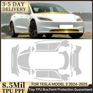2020-2025 Tesla Model Y DIY Precut PPF Kit - Full Front Paint Protection Film - North Tints Precut PPF Clear Bra Kits & Precut Window Tint