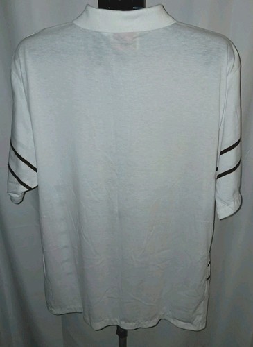 New! Vintage Cleveland Browns Polo Golf Shirt Embroidered Helmet Mens Size Large - Picture 2 of 5