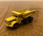Matchbox Vintage Euclid Quarry Dump Truck No 6 Yellow Lesney, England VNC