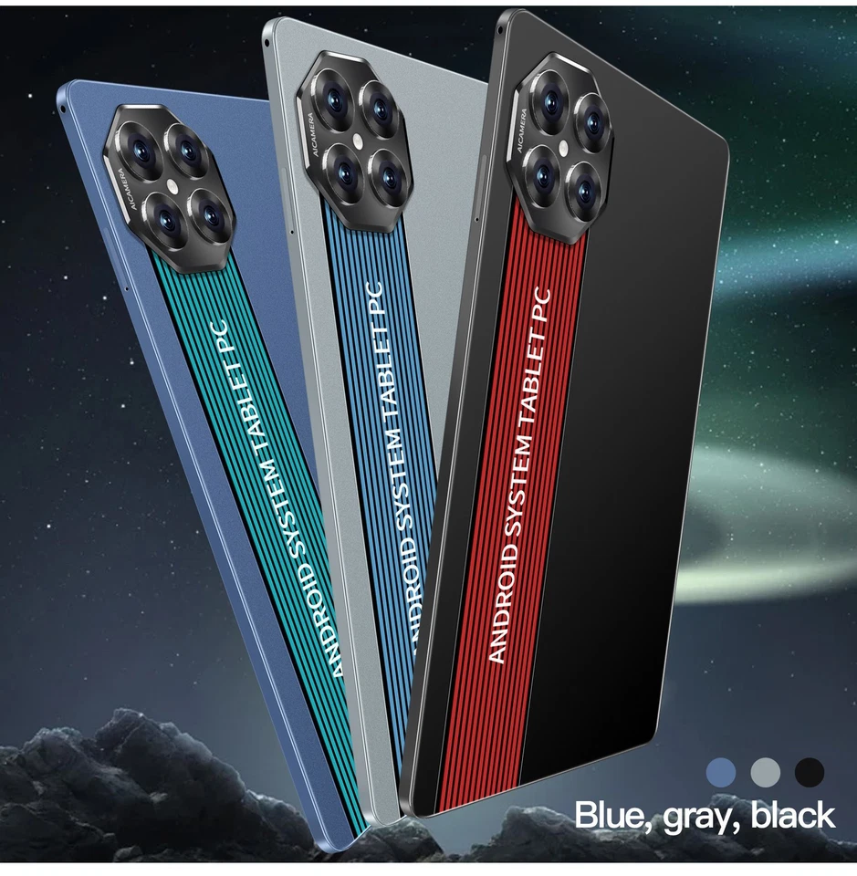 NEW mobile Tablet 10 inch 8G+256GB Android 12 Wifi 4G/5G Dual SIM gift Keyboard - Image 3 of 4