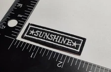 Sun Shine Patch Black White Patch Iron On Sew  High Quality Patch 