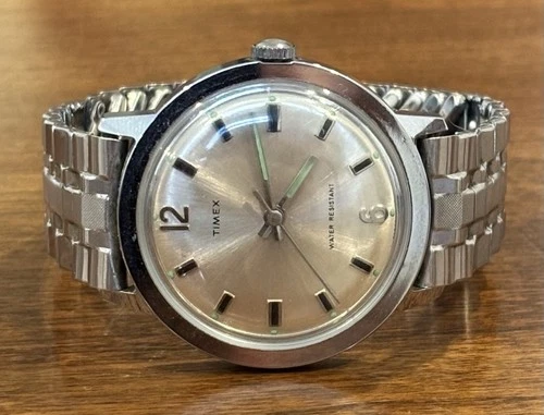 Vintage Timex Marlin Mechanical Manual Watch, please read