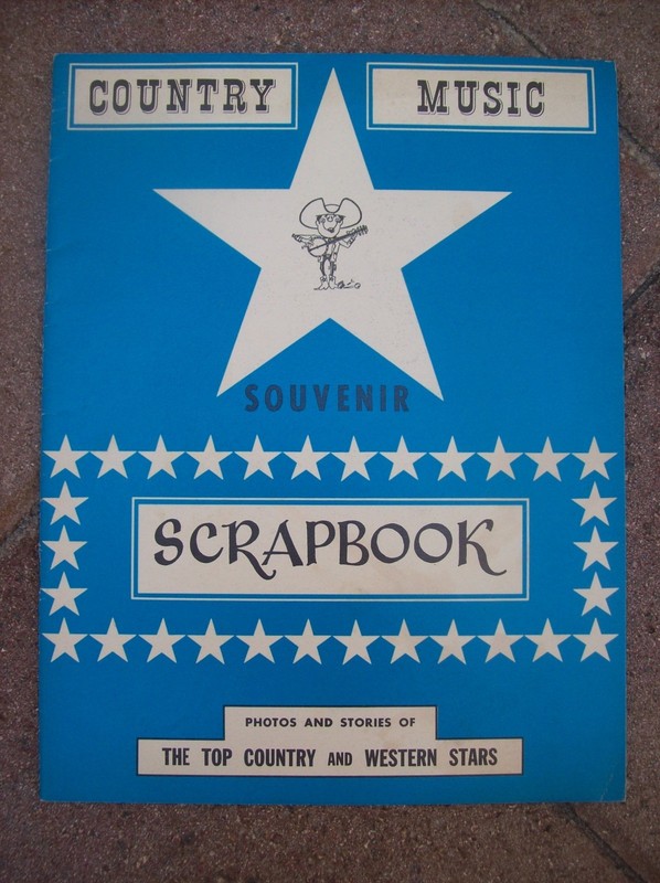 RARE Detroit Country Music Souvenir SCRAPBOOK Program TOP COUNTRY WESTERN STARS