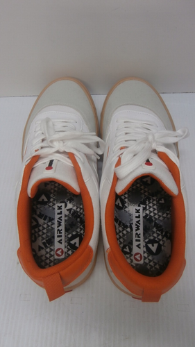Huntington Airwalks Men's Shoes Sz 12 Orange Gray Tan Low Top Sneaker Worn Once - Picture 3 of 16