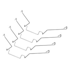 4pcs CPU Heatsink Fan Buckles 12cm Wire Buckle for Radiator Cooling Clips