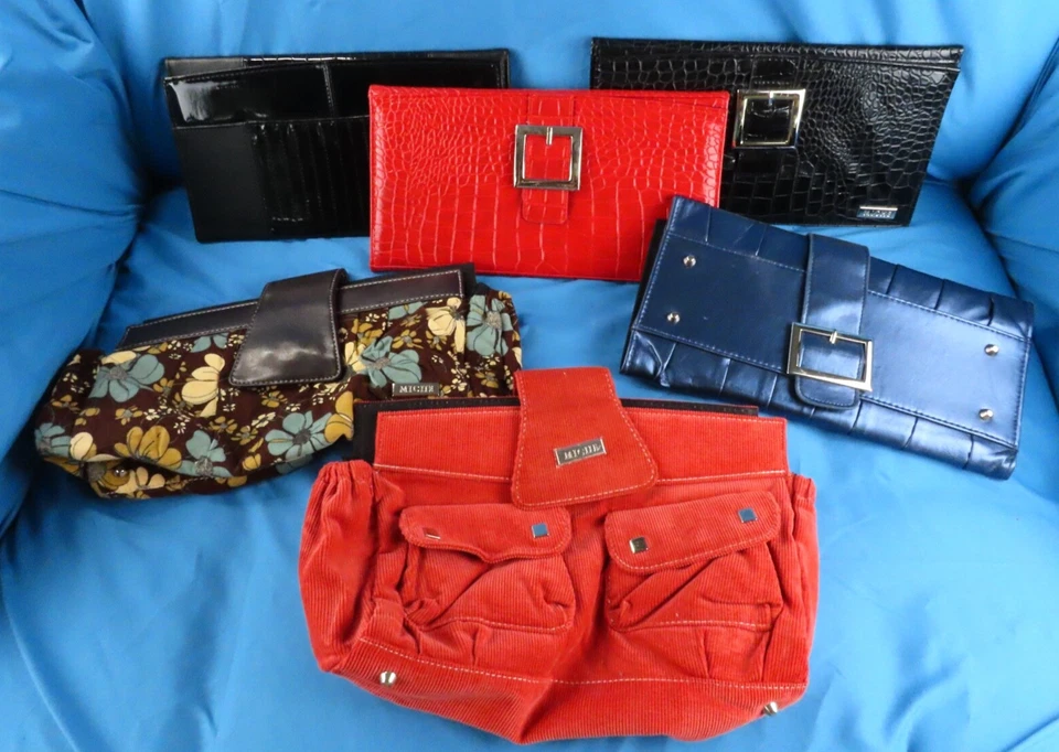 LOTE DE 6, ¡¡Bolso Cartera Miche!!️¡Solo Fundas!!️ BOLSO NO INCLUIDO Rojo Negro Azul Floral Foto 2 de 4