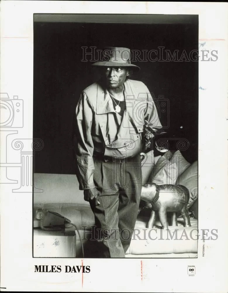 1984年 プレス フォト ミュージシャン Miles Davis - lrp90852 - 画像1/2