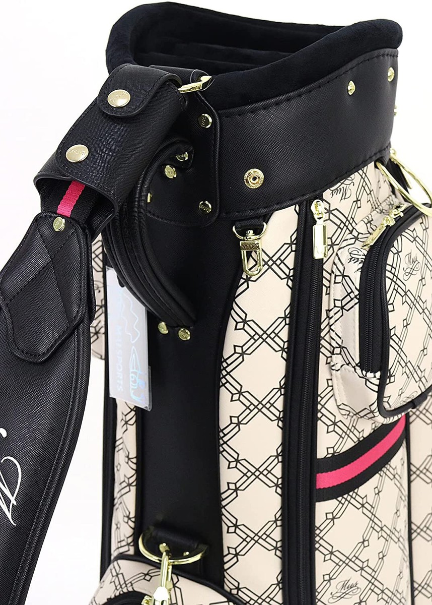 MU SPORTS Golf Ladies Caddy Bag MONOGRAM 8.5 x 46 in 4.2kg MU SPORTS Golf Ladies Caddy Bag MONOGRAM 8.5 x 46 in 4.2kg