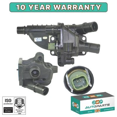 THERMOSTAT WITH HOUSING + SENSOR FOR PEUGEOT 207 208 308 508 2008 3008 1.6 HDI