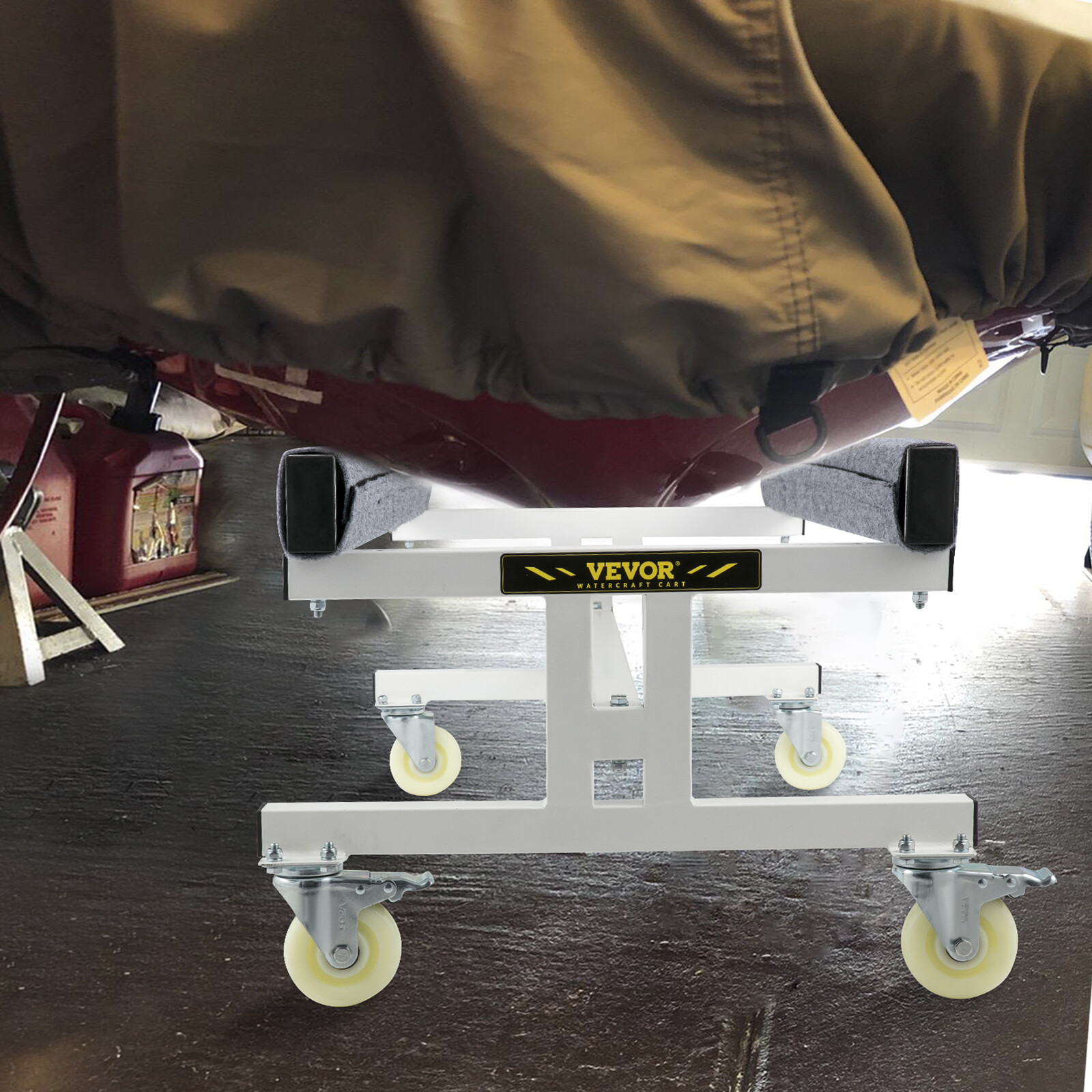 VEVOR Jet Ski Trolley 1300 LBS Watercraft Dolly PWC Cart Stand Storage