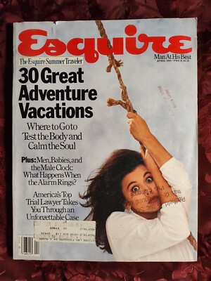 ESQUIRE April 1985 Tom Conti Male Biological Clock Chicago Cubs Italian Fashion 