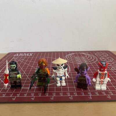 Lego Ninjago Minifiguren x 5 Fang Suei Gleck Ronin Knochenkrieger Wyplash