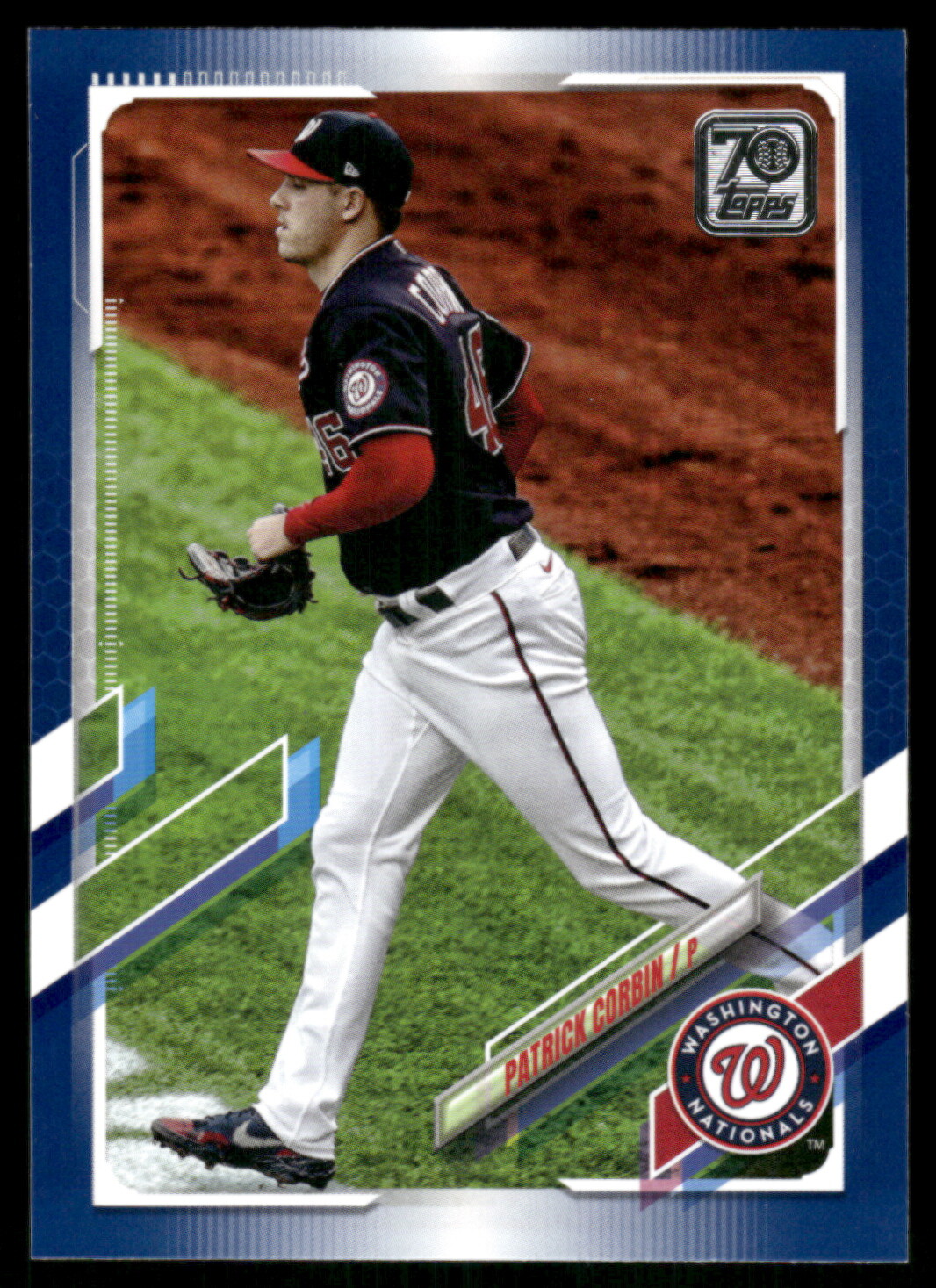 2021 Topps #146 Patrick Corbin Royal Blue