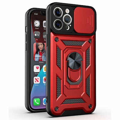 Shockproof Ring Stand Case Camera For Apple iPhone 15 Pro Max 14 Plus 13 12 11