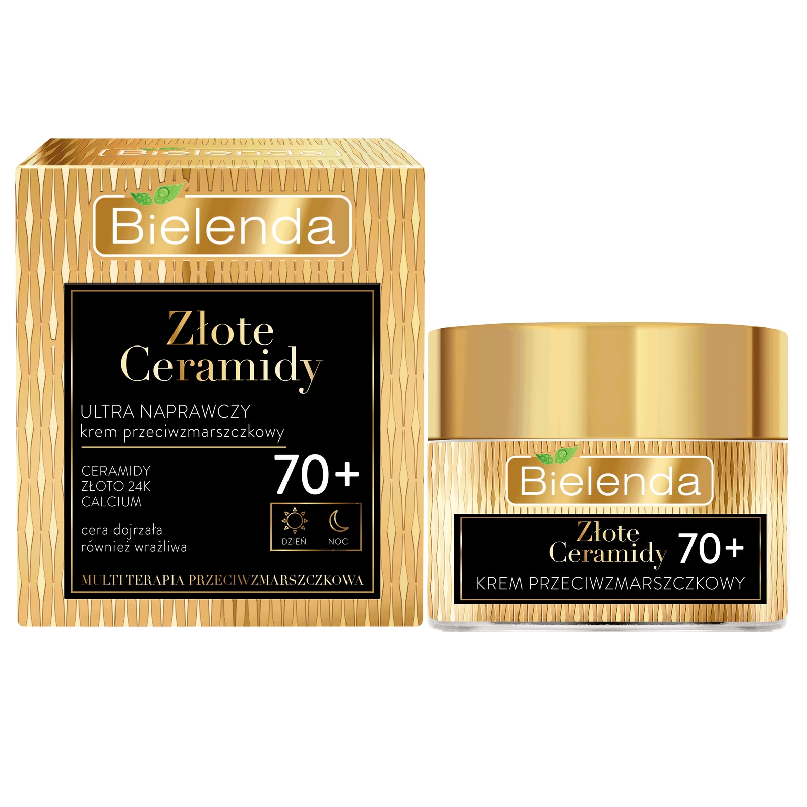 Bielenda Golden Ceramides Ultra Repairing Anti Wrinkle Face Cream 70+ 50ml