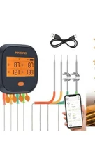 Inkbird WiFi Grill Meat Thermometer IBBQ-4T with 4 Colored Probes